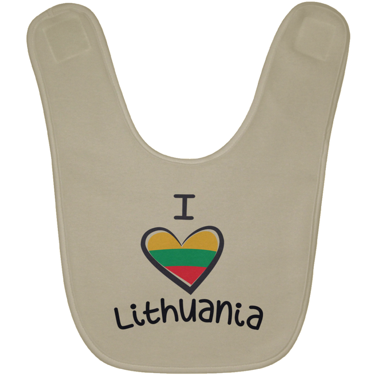 I Love Lithuania - BABYBIB Baby Bib
