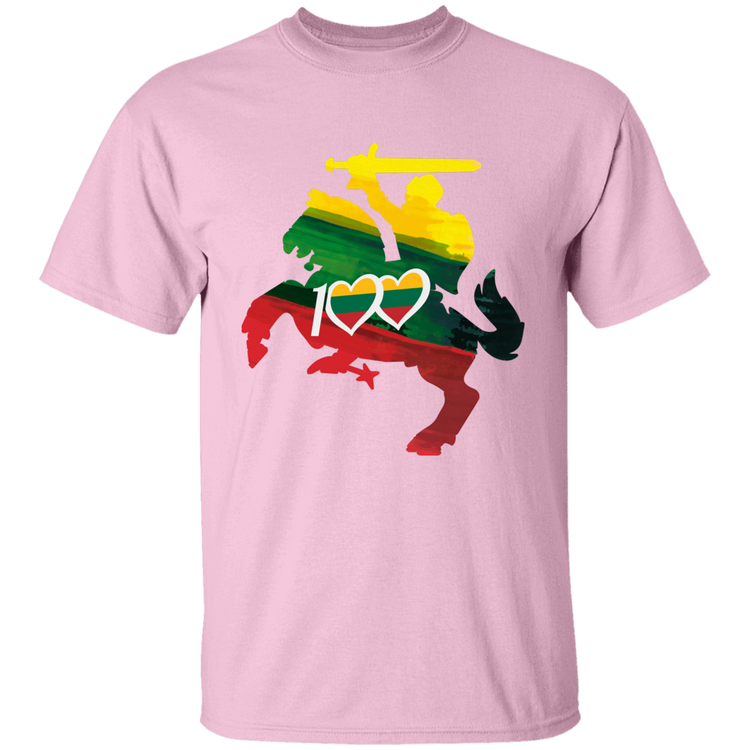 Lithuanian Knight 100 - Boys/Girls Youth Gildan Short Sleeve T-Shirt