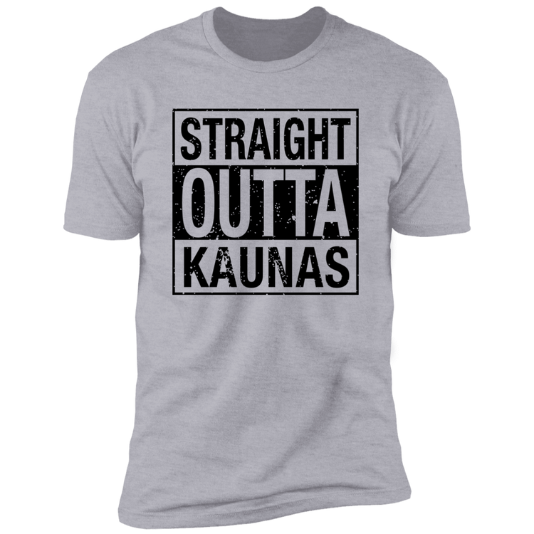 Straight Outta Kaunas - Men's Next Level Premium Short Sleeve T-Shirt