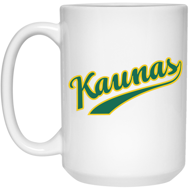 Kaunas - 15 oz. White Ceramic Mug