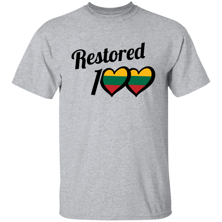 Restored 100 - Boys/Girls Youth Basic Short Sleeve T-Shirt