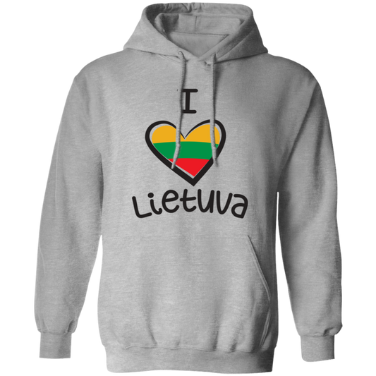 I Love Lietuva - Men/Women Unisex Gildan Pullover Hoodie