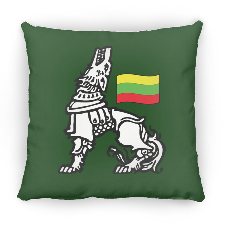 Iron Wolf Lietuva - Small Square Pillow