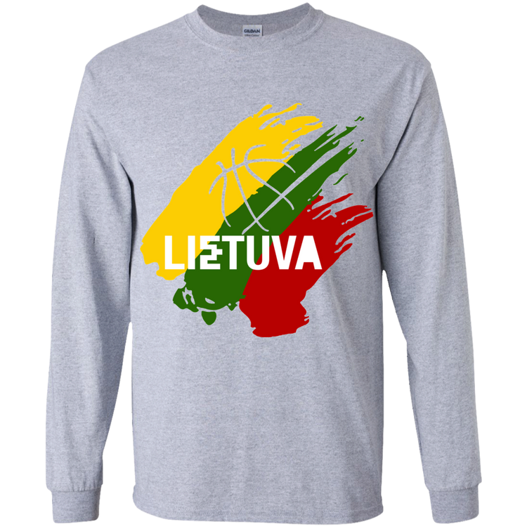 Lietuva BB - Boys Youth Basic Long Sleeve T-Shirt