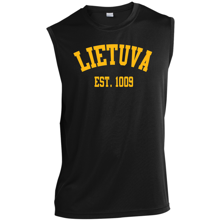 Lietuva Est. 1009 - Men's Sleeveless Activewear Performance T