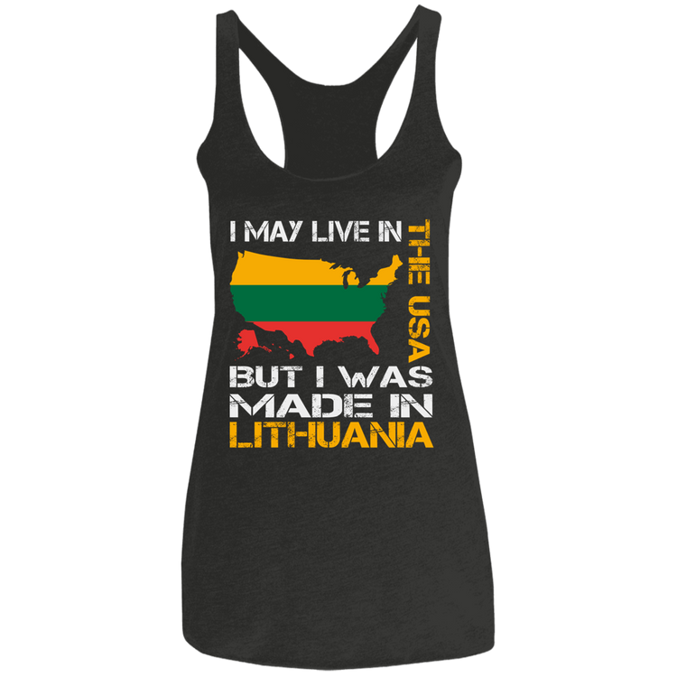 Made in Lithuania - Women's Next Level Triblend Racerback Tank