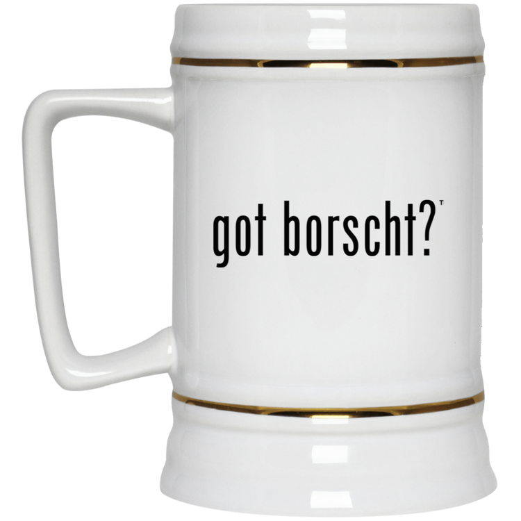 got borscht? - 22 oz. Ceramic Stein