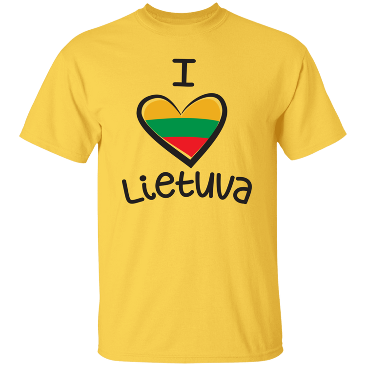 I Love Lietuva - Men's Gildan Short Sleeve T-Shirt