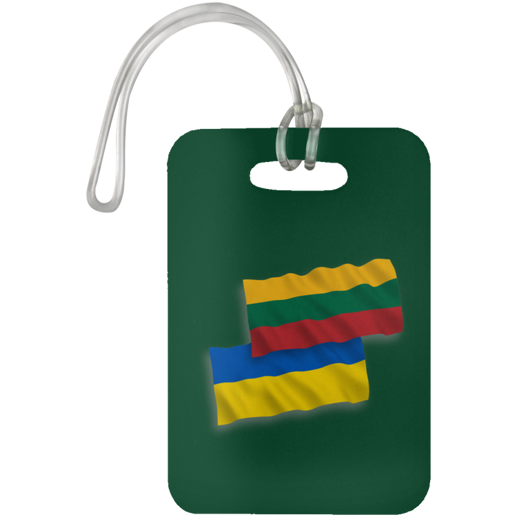 Lithuania Ukraine Flag - Luggage Bag Tag