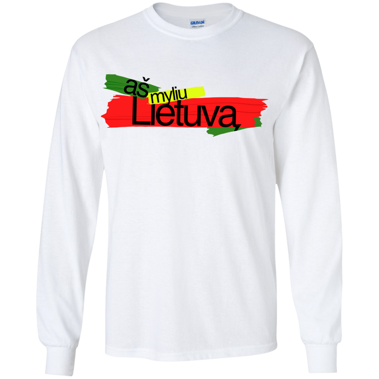 As Mylu Lietuva - Boys Youth Gildan Long Sleeve T-Shirt