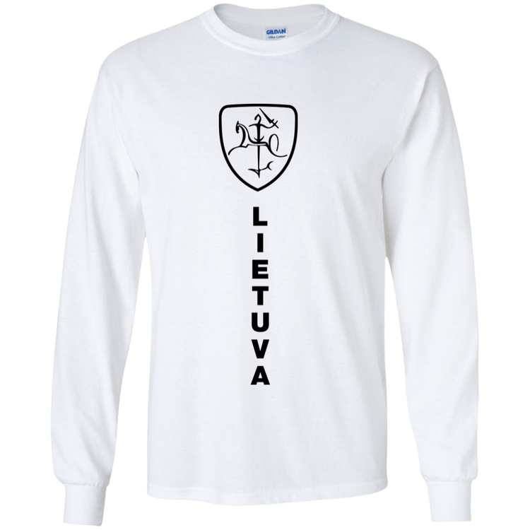 Vytis Shield Lietuva - Boys Youth Basic Long Sleeve T-Shirt