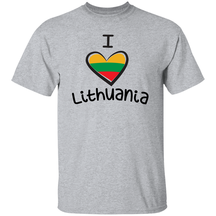 I Love Lithuania - Men's Basic Short Sleeve T-Shirt