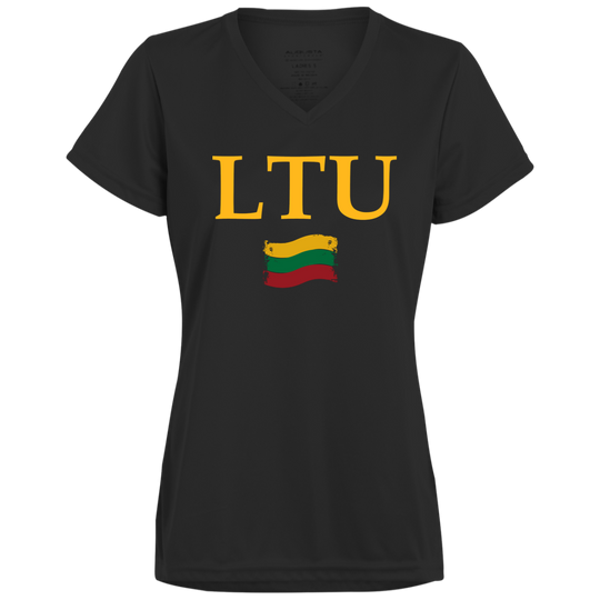 Lietuva LTU - Women's Augusta Activewear V-Neck Tee