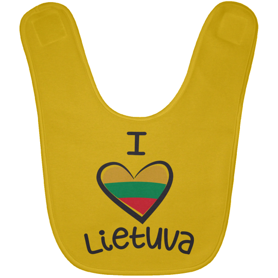 I Love Lietuva - BABYBIB Baby Bib