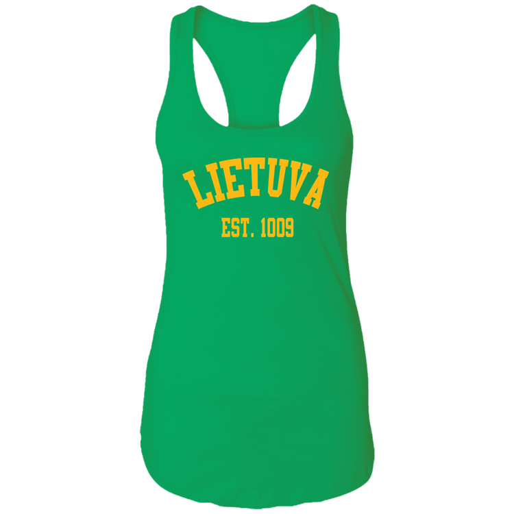 Lietuva Est. 1009 - Women's Next Level Racerback Tank