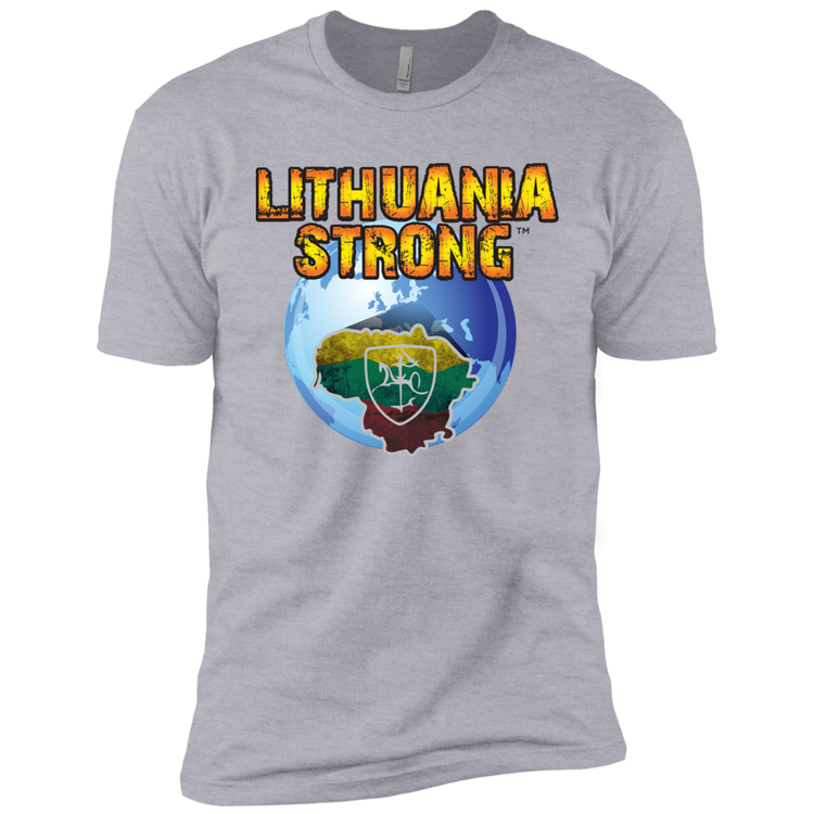Lithuania Strong - Boys Youth Next Level Premium Short Sleeve T-Shirt