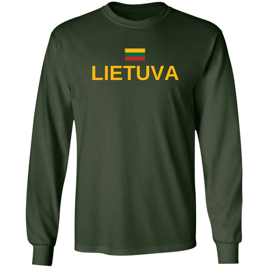 Lietuva 23 Jersey - Men's Gildan Long Sleeve T