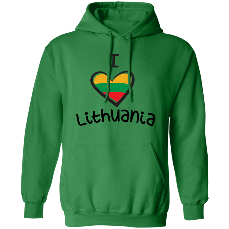 I Love Lithuania - Men/Women Unisex Gildan Pullover Hoodie
