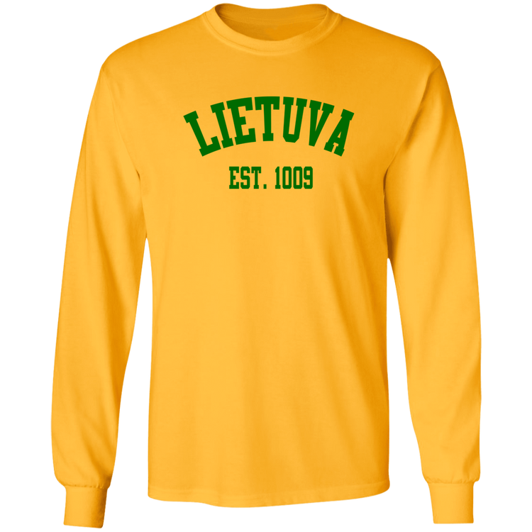 Lietuva Est. 1009 - Men's Gildan Long Sleeve T
