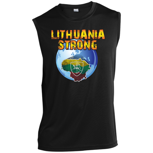 Lithuania Strong - Men's Sleeveless Activewear Performance T