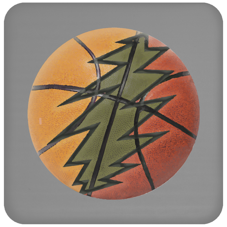 Basketball Bolt - High Gloss Coaster