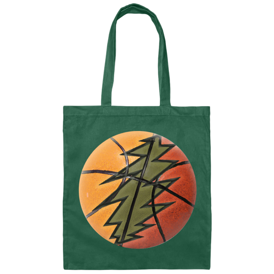 Basketball Bolt - Canvas Tote Bag