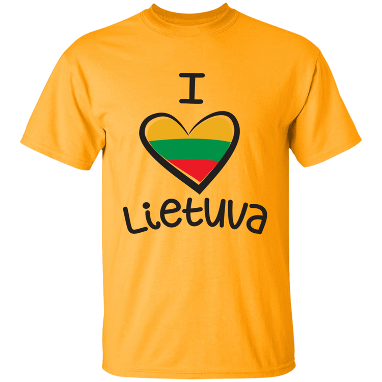I Love Lietuva - Boys/Girls Youth Basic Short Sleeve T-Shirt