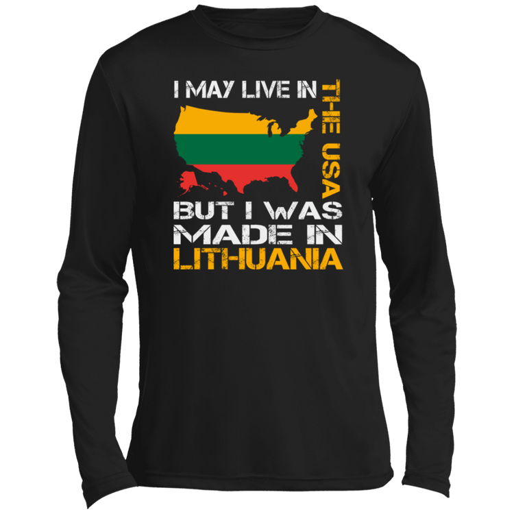 Made in Lithuania - Men's Long Sleeve Activewear Performance T