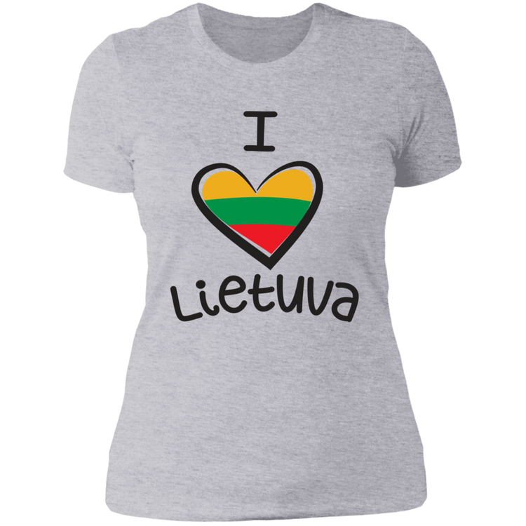 I Love Lietuva - Women's Next Level Boyfriend Tee