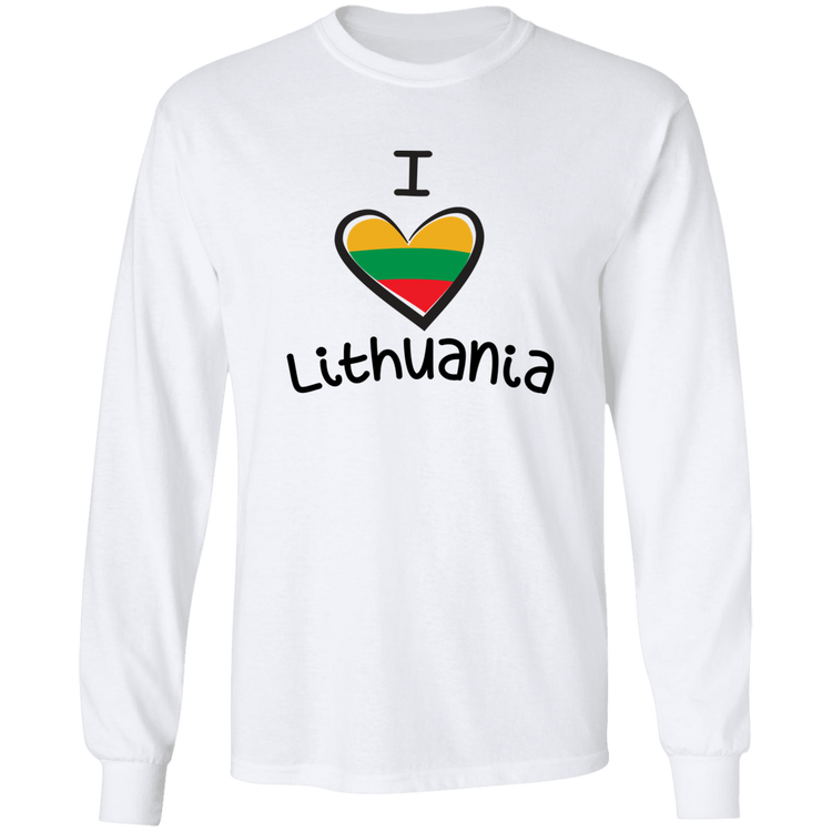 I Love Lithuania - Men's Basic Long Sleeve T