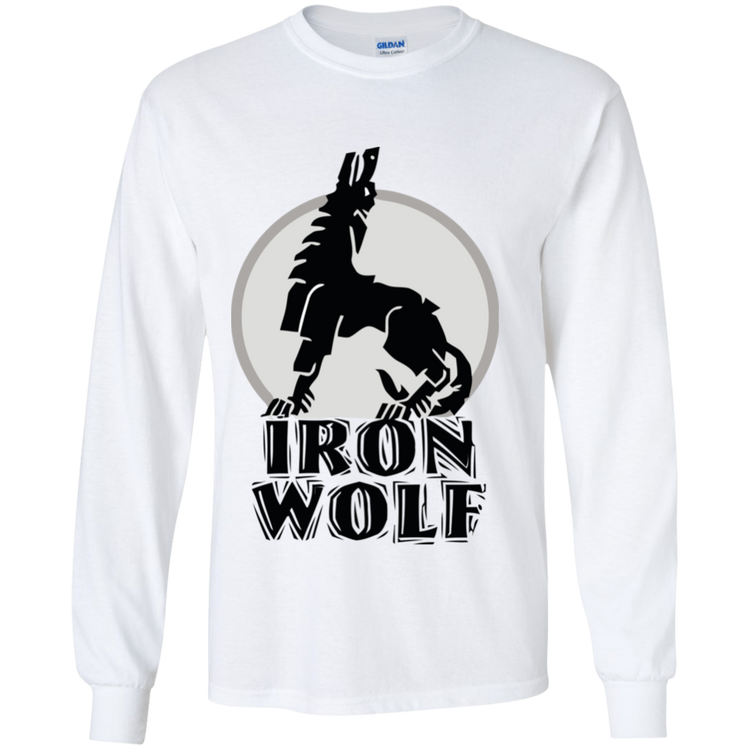 Iron Wolf LT - Boys Youth Basic Long Sleeve T-Shirt
