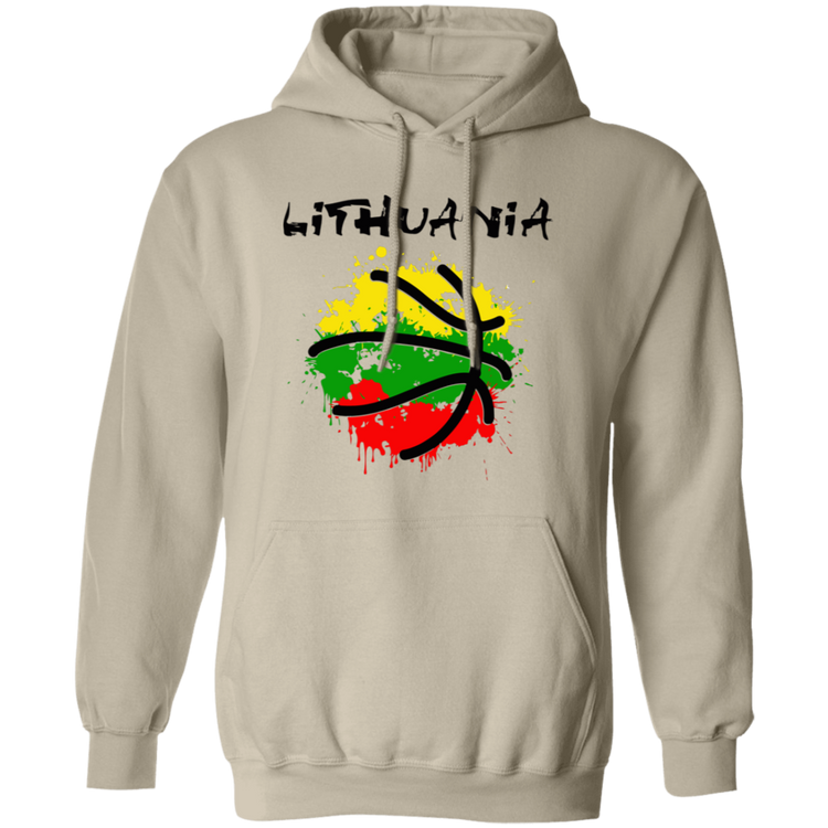 Abstract Lithuania - Men/Women Unisex Basic Pullover Hoodie