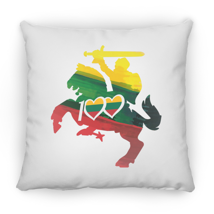 Lithuanian Knight 100 - Large Square Pillow
