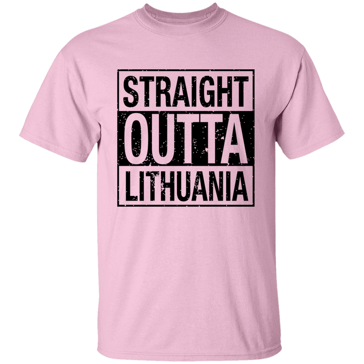 Straight Outta Lithuania - Boys/Girls Youth Gildan Short Sleeve T-Shirt
