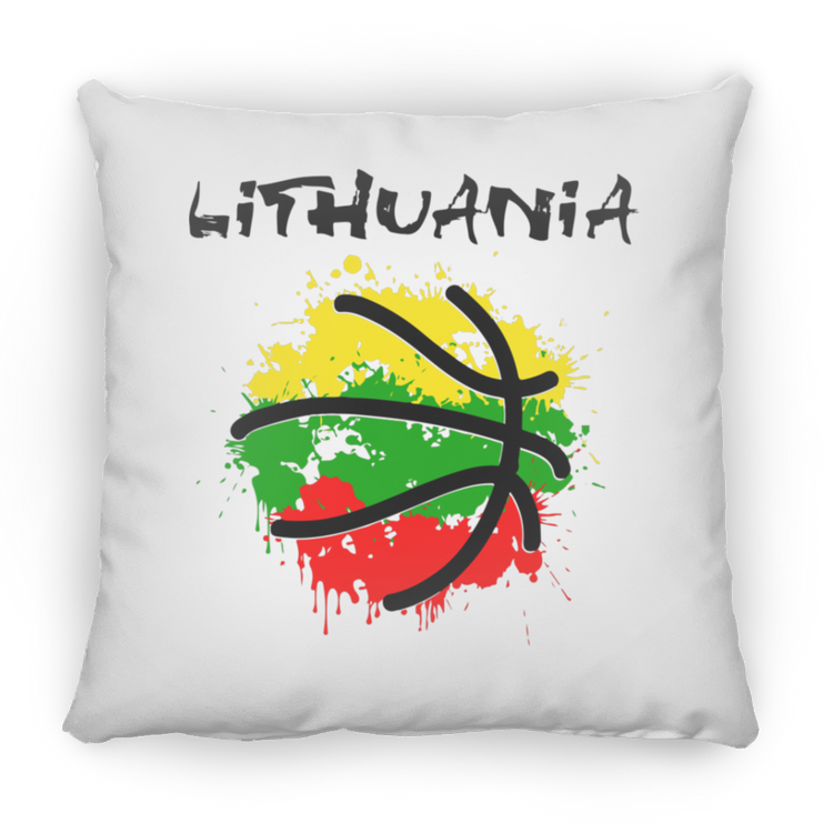 Abstract Lithuania - Small Square Pillow