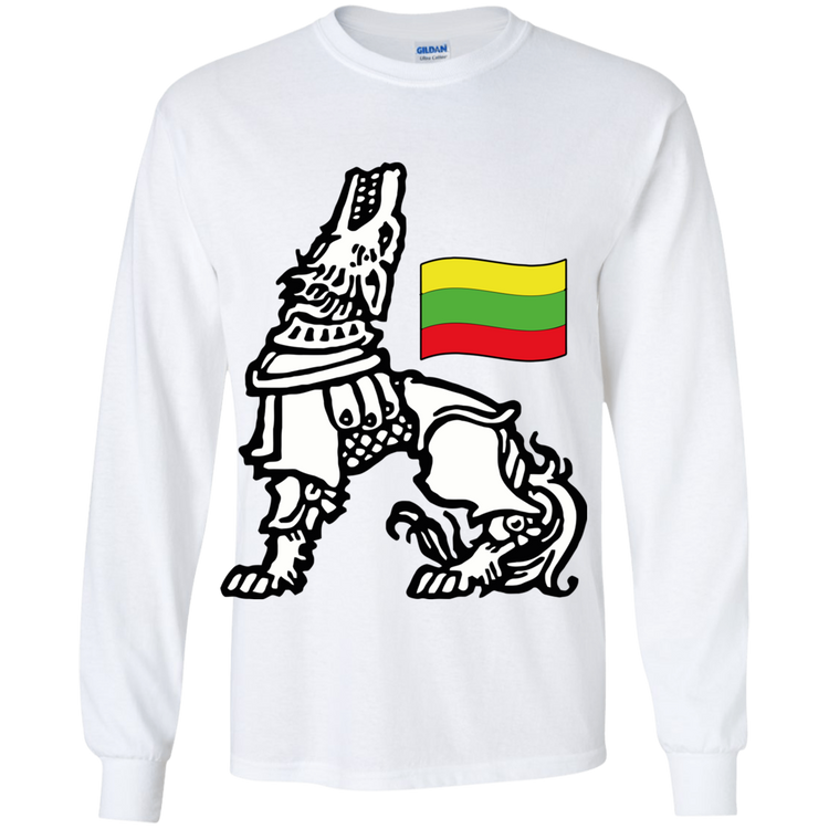 Iron Wolf Lietuva - Boys Youth Basic Long Sleeve T-Shirt