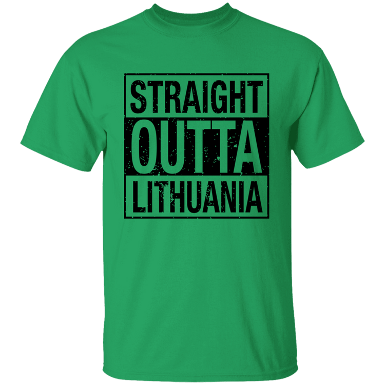 Straight Outta Lithuania - Boys/Girls Youth Gildan Short Sleeve T-Shirt