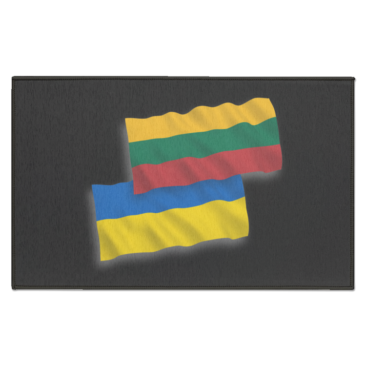 Lithuania Ukraine Flag - Indoor Doormat