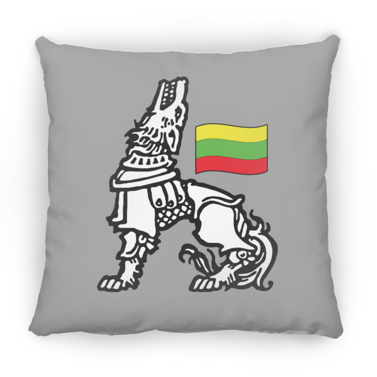 Iron Wolf Lietuva - Small Square Pillow