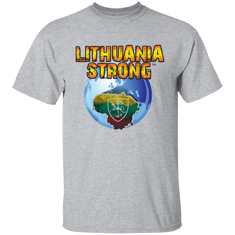 Lithuania Strong - Boys/Girls Youth Basic Short Sleeve T-Shirt