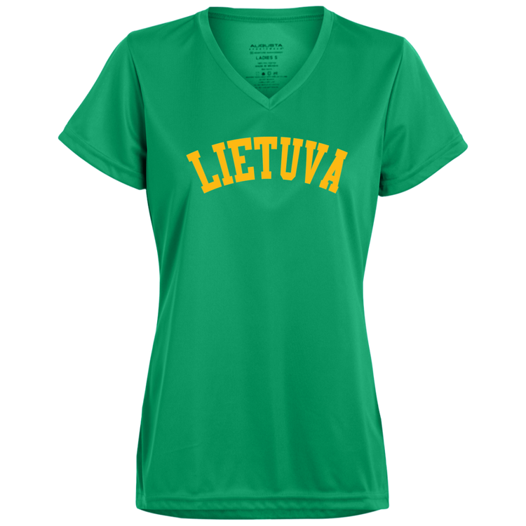Leituva - Women's Augusta Activewear V-Neck Tee