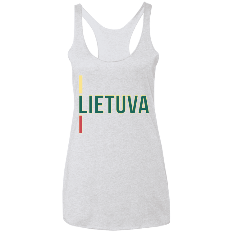 Lietuva III - Women's Next Level Triblend Racerback Tank