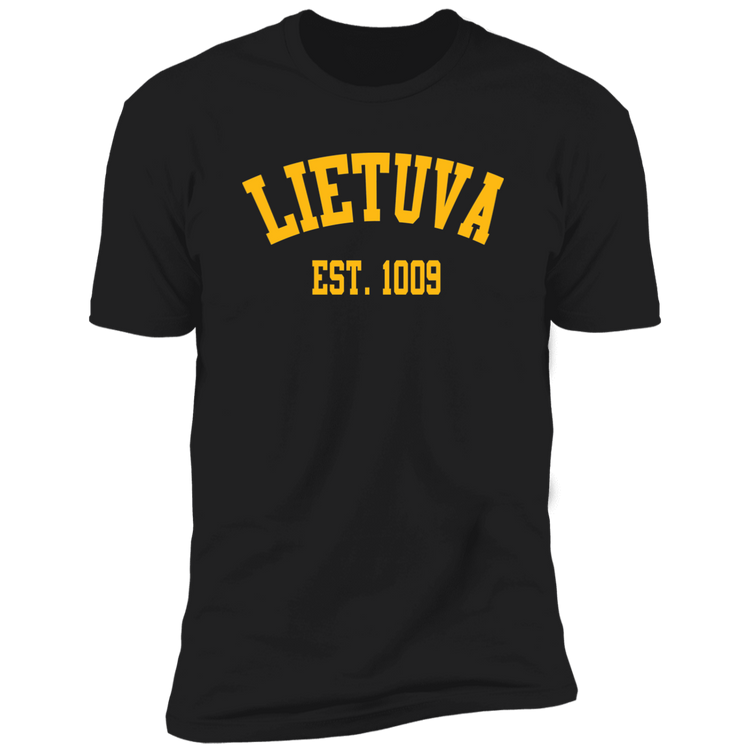 Lietuva Est. 1009 - Men's Next Level Premium Short Sleeve T-Shirt