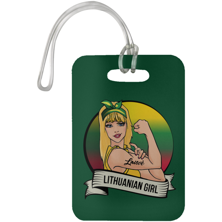 Lithuanian Girl - Luggage Bag Tag