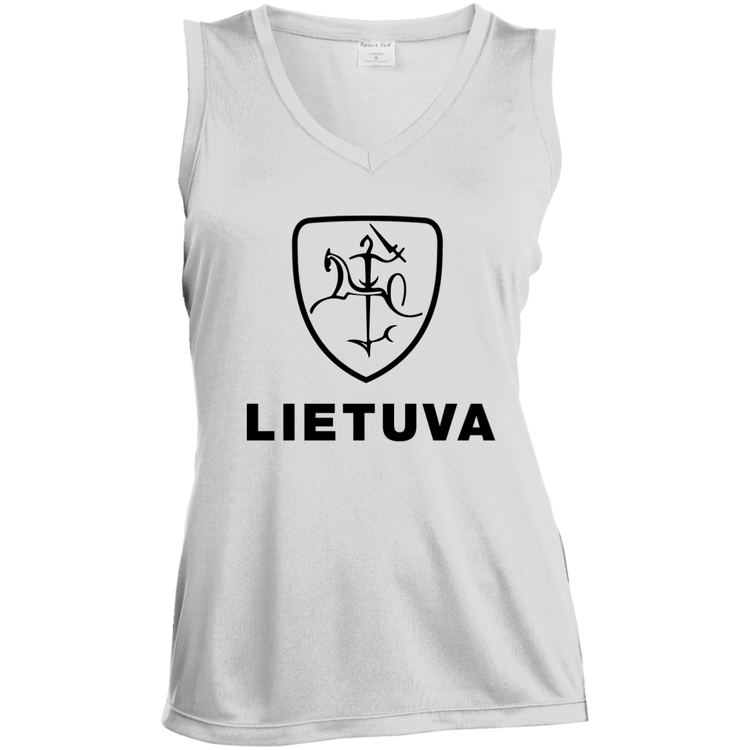 Vytis Lietuva - Women's Sleeveless V-Neck Activewear Tee