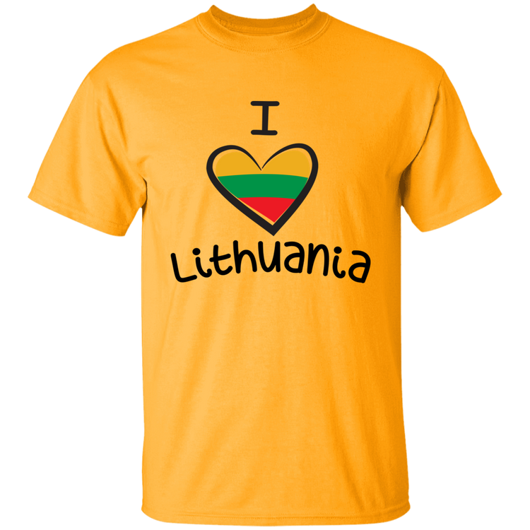I Love Lithuania - Boys/Girls Youth Gildan Short Sleeve T-Shirt