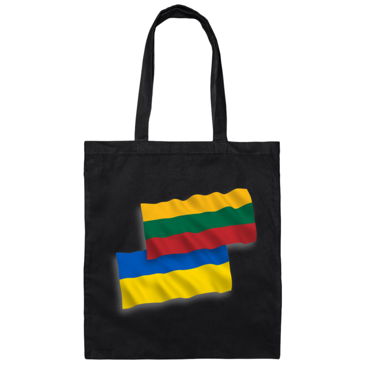 Lithuania Ukraine Flag - Canvas Tote Bag
