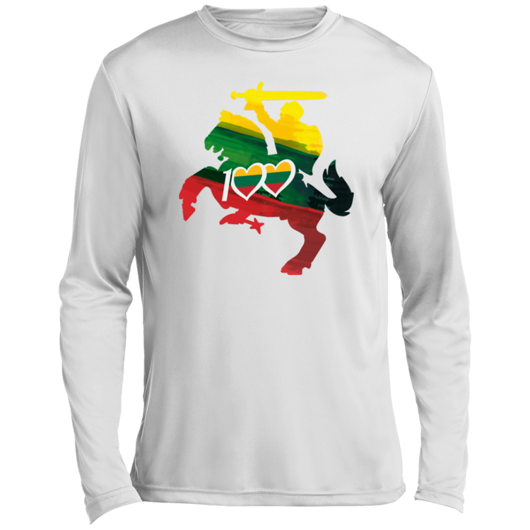 Lithuanian Knight 100 - Men's Long Sleeve Activewear Performance T