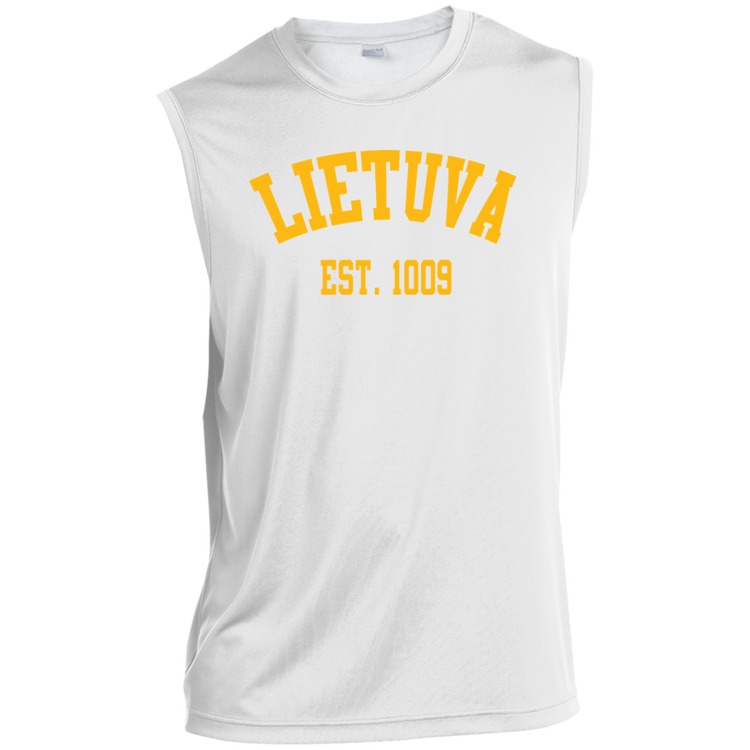 Lietuva Est. 1009 - Men's Sleeveless Activewear Performance T