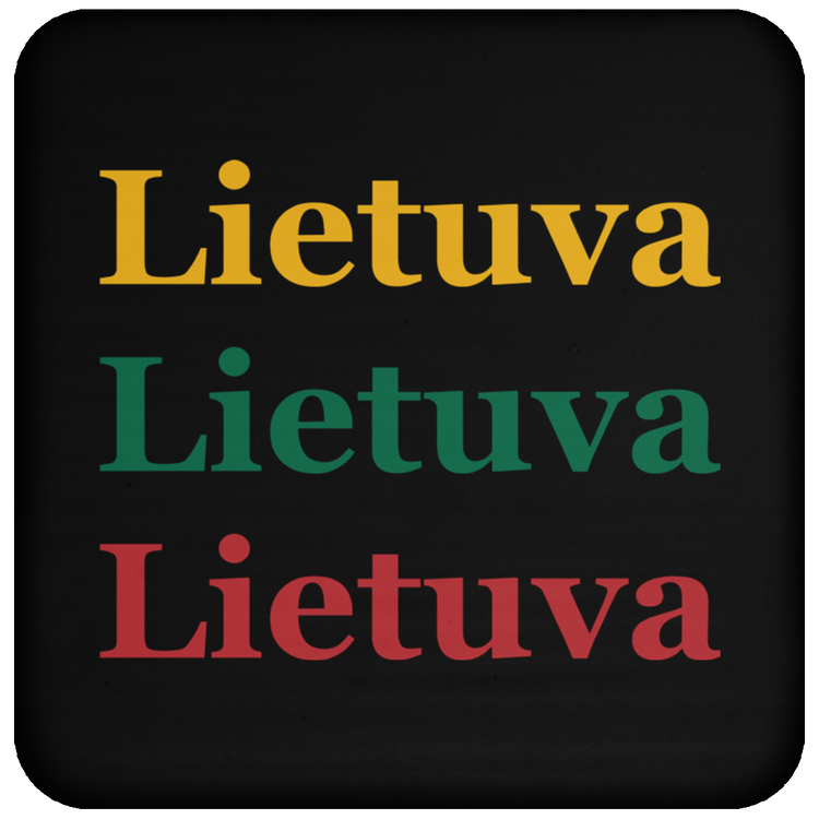 Lietuva- High Gloss Coaster